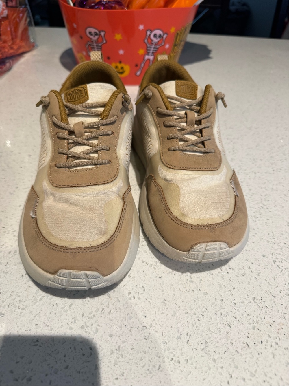 Casual kids Sneakers - Beige/Tan